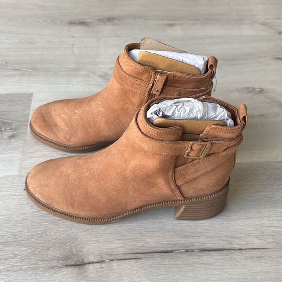 Dr. Scholl's Retrospect Ankle Bootie Boot tan size 8.5 New Without Box - Picture 9 of 10